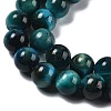 Natural Tiger Eye Beads Strands X-G-B133-A02-6MM-07-4