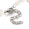 Boho Glass & Dyed Natural Shell Beaded Chips 3 Layer Necklaces for Women NJEW-H047-01B-4