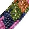 Natural Malaysia Jade Beads Strands G-L645-C01-4mm-11-1