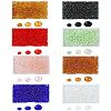 Electroplate Glass Beads Strands EGLA-YW0003-18C-2