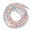 Electroplate Rondelle Glass Beads Strands GL-T021-2x2.5mm-17-25-2