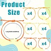24Pcs Polyester Cord Bracelets Making AJEW-FS00006-4