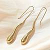 304 Stainless Steel Dangle Earrings EJEW-U048-01G-2