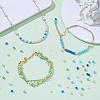 910Pcs 7 Colors Baking Paint Pearlized Glass Pearl Round Bead HY-WR0001-01-4