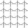 60Pcs Tibetan Style Alloy Pendants TIBEP-SC0002-98-1