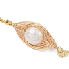 Natural Cultured Freshwater Pearl Slider Bracelets BJEW-JB11215-3