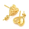 Rack Plating Brass Studs Earrings Finding KK-T072-06G-2