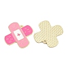 Medical Theme Alloy Enamel Pendants AL-CBA2919-03G-02B-2