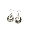 Alloy & CCB Plastic Beads Dangle Earrings WGFA69B-01-2