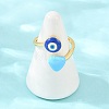 Brass Cuff Open Rings for Women KK-CBA17E5-01G-3