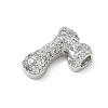 Brass Micro Pave Cubic Zirconia Pendants KK-A300-02P-R-2