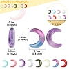 20Pcs Gradient Color Handmade Lampwork Beads LAMP-FS0001-18E-4