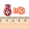 Baking Paint Glass Enamel Beads LAMP-D303-04-3