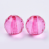 Transparent Acrylic Beads X-TACR-Q254-8mm-V08-2