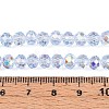Transparent Glass Beads Strands X-EGLA-N016-6mm-02-4