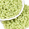 Opaque Baking Paint Glass Seed Beads SEED-T008-02L-1