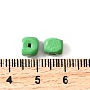 Spray Painted Wooden Beads WOOD-P021-01A-28-3
