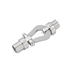 Tarnish Resistant Ion Plating(IP) 304 Stainless Steel Magnetic Clasps with Glue-in Ends STAS-K282-02P-1