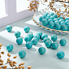 50Pcs Synthetic Turquoise Beads G-AR0004-59-4