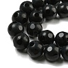 Natural Black Onyx Round Bead Strands G-L271-02-10mm-3