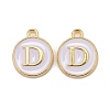 Golden Plated Alloy Charms X-ENAM-S118-01D-1