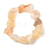 Heated Natural Citrine Beads Strands G-S386-C19-3
