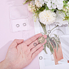 5Pcs 304 Stainless Steel Spring Gate Clasp Findings STAS-HY0002-14P-3