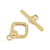 Brass Toggle Clasps KK-G548-34D-G-3