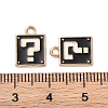 Alloy Enamel Charms ENAM-Q001-08G-03-3