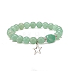 4Pcs 4 Style Natural Green Aventurine & Lava Rock & Synthetic Hematite Stretch Bracelets Set BJEW-JB08481-7