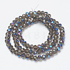 Electroplate Glass Beads Strands EGLA-A034-T3mm-I10-2