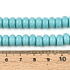 Opaque Spray Painted Glass Beads GLAA-ZX008-8mm-18R-4