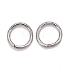 304 Stainless Steel Soldered Closed Jump Rings X-STAS-E482-15B-2