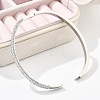 304 Stainless Steel Rhinestone Bangles for Women BJEW-Z092-12P-3