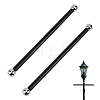 2 Bags Iron Outdoor Lamp Post Cross Arm Ladder Stand FIND-PH0061-76P-1
