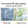Gorgecraft Waterproof PVC Colored Laser Stained Window Film Adhesive Stickers DIY-WH0256-050-8