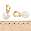 Brass Natural Keshi Pearl Stud Dangle Earrings EJEW-JE07093-6