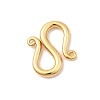 Brass S-Hook Clasps KK-P340-47G-1