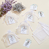 68Pcs Angel Glass & Alloy Pendant Decorations HJEW-UN00132-2