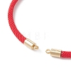 3MM Round Nylon Twisted Cord Slider Bracelet Making AJEW-JB01467-03-2