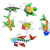 Handmade Lampwork Pendants LAMP-TA0002-76B-3
