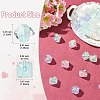 20Pcs 5 Colors Handmade Foil Glass Beads FOIL-YW0001-06-3