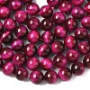 Natural Rose Tiger Eye Beads Strands G-G099-10mm-12-2