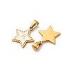 304 Stainless Steel Enamel Pendants STAS-I353-04G-2