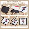 Wooden T-shirt Magnetic Presentation Boxes ODIS-WH0086-209-3