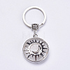 Natural Quartz Crystal Keychain KEYC-G043-B08-1