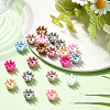 26Pcs 13 Colors Food Grade Eco-Friendly Silicone Focal Beads SIL-SZ0004-27-3