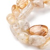 Natural Yellow Quartz Beads Strands G-G146-A10-02-4