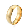 201 Stainless Steel Plain Band Finger Ring for Women RJEW-N043-09LG-1