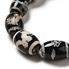 Tibetan Style dZi Beads Strands G-F726-A01-4